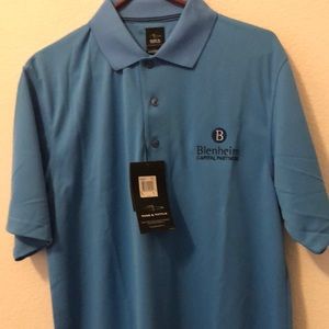 PAGE & TURTLE POLO SHIRT MICRO TECH PERFORMANCE NEW WITH TAGS